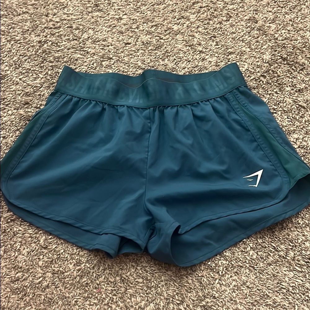 Teal Women's GYMSHARK shorts